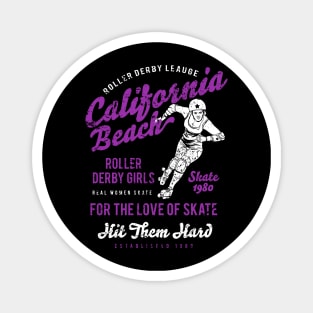 California Roller Derby Magnet